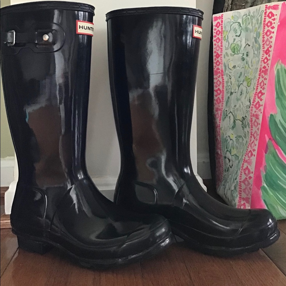 Hunter Boots, Tall Kids Boots Size 6